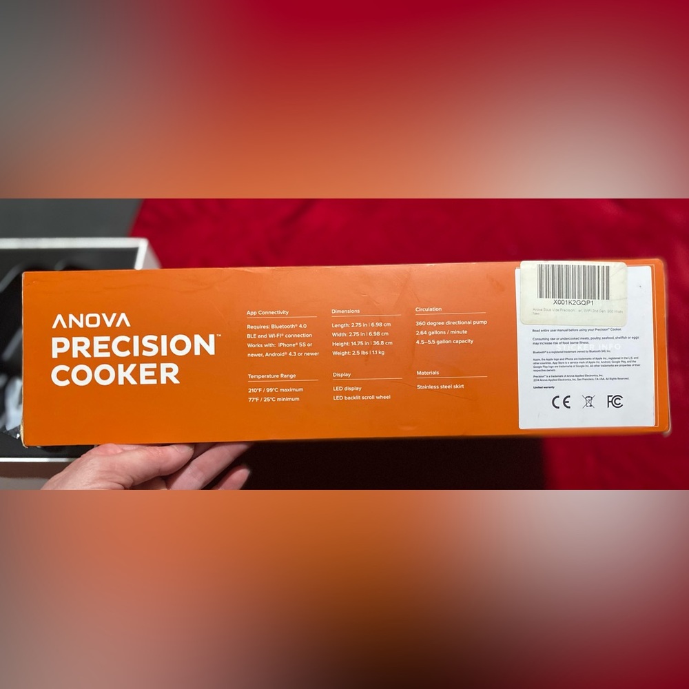 NEW Anova Precision Cooker A Sous Vide Device Professional Cooking Simplified 😍 - Picture 9 of 10